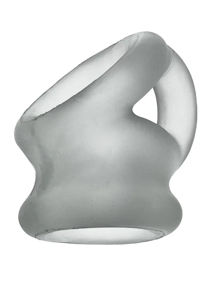 Oxballs Tri-Squeeze Ballstretching Sling Clear Ice Penis & pungring