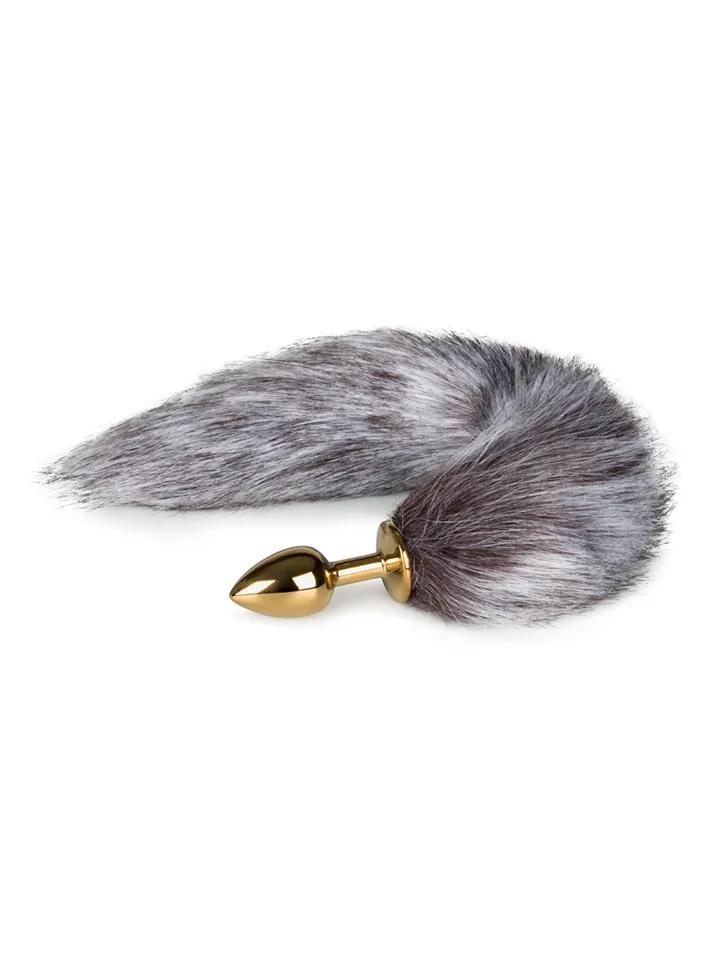 Fox Tail Plug No. 5 Gold Analplugg med svans