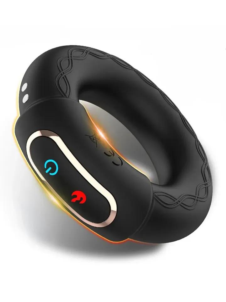 Vibrating Penis Ring With Heating Function Penisring med vibrator