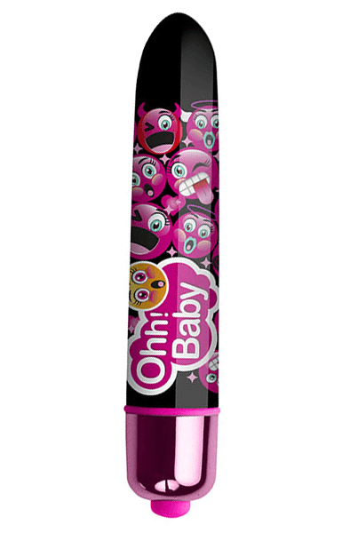 Rocks Off Ohh! Moji Bullet Vibrator 90mm Bulletvibrator
