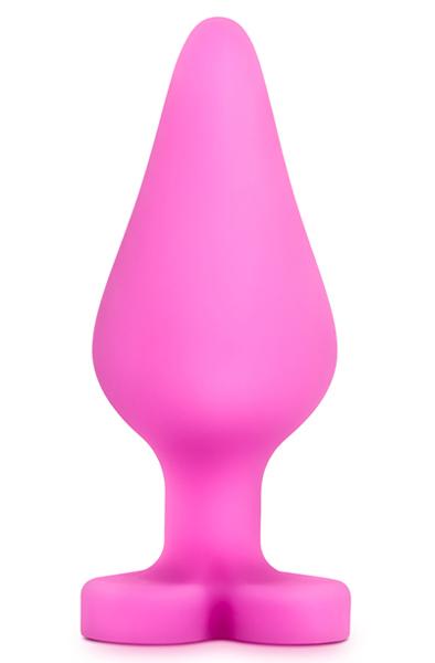 Play With Me Candy Heart Ride Me Pink Analplugg