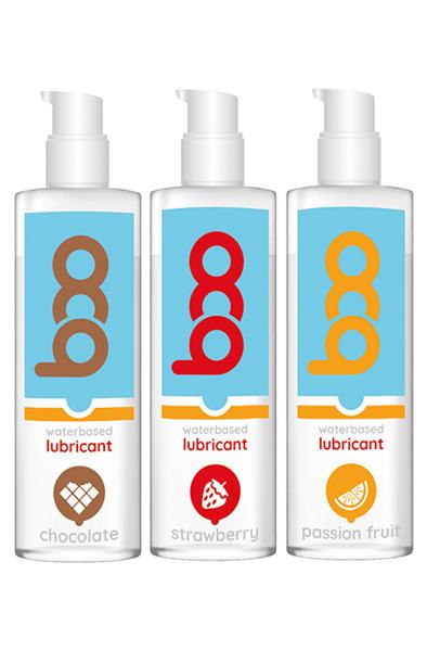 BOO Gift Set Flavored Lube 3x50ml Glidmedel med smak