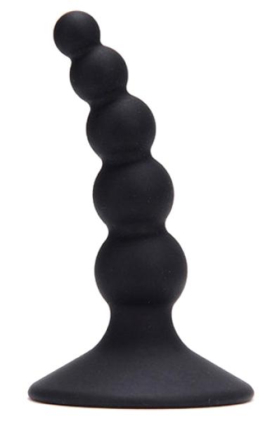 Domino Ass Punisher Silicone Black Analplugg