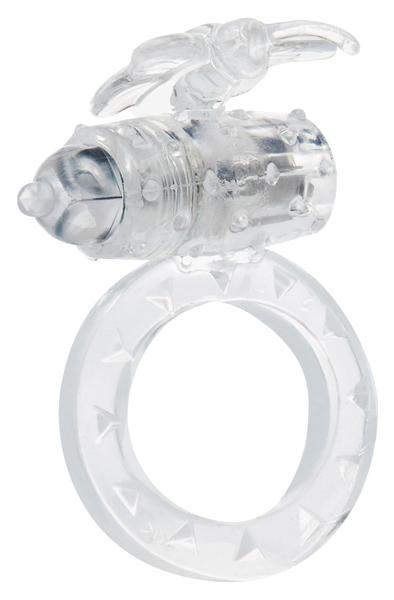 ToyJoy Flutter Ring Vibrating Ring Transparant Penisring med vibrator