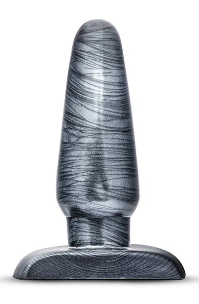 Jet Medium Plug Carbon Metallic Black 12cm Analplugg