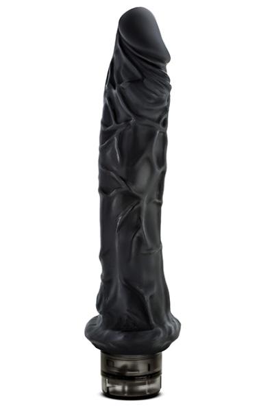 Hard Steel Power 10 Black 25 cm Dildo med vibrator