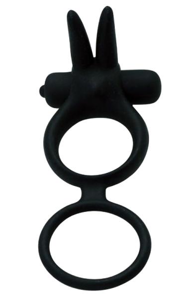 TOYZ4LOVERS Timeless Dual Ring Black Penispump med vibrator