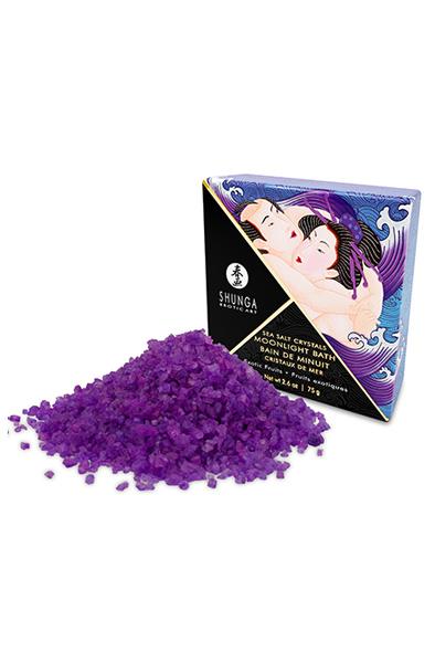 Shunga Erotic Art Moonlight Bath Sea Salt Exotic Fruits 75g Badsalt
