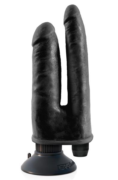 Pipedream King Cock Double Vibrating Double Penetrator Dubbeldildo med vibrator