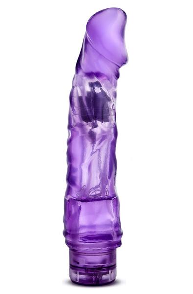 B Yours Vibe Purple 21,5cm Dildo med vibrator