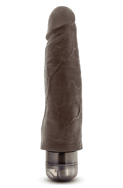 Dr. Skin Cock Vibe 14 Chocolate 17 cm Dildo med vibrator
