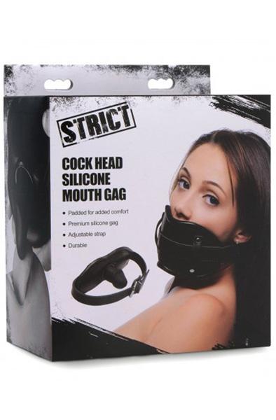 Strict Cock Head Silicone Mouth Gag Gagball
