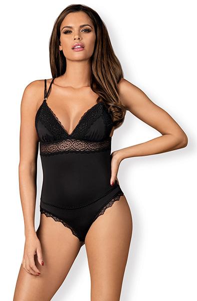 Obsessive Lolitte Teddy Black S/M Teddy med korsettsnörning