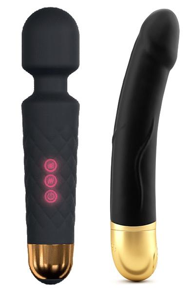 Marc Dorcel Wand + Real Vibration M Black Paketerbjudande
