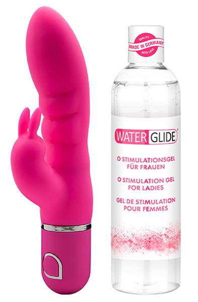 Chania Rabbit + Orgasm Gel 300ml Paketerbjudande