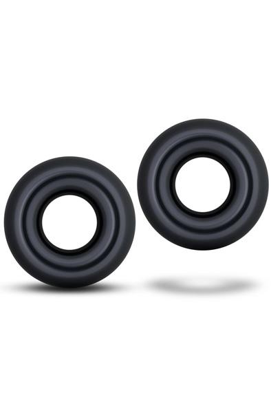 Donut Rings Oversized Black Penisringar paket