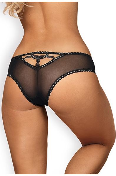 Obsessive Tricy Panties Black S/M Trosa