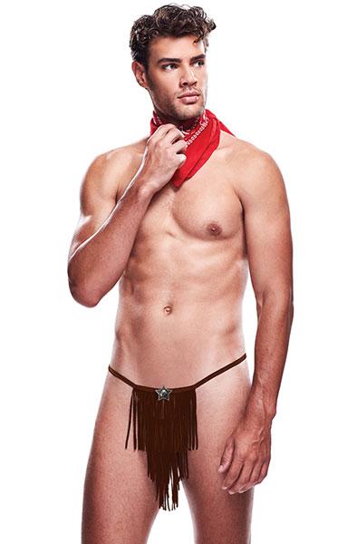 Envy Menswear Giddy Up Cowboy 2pcs Set Size M/L Stringkalsong