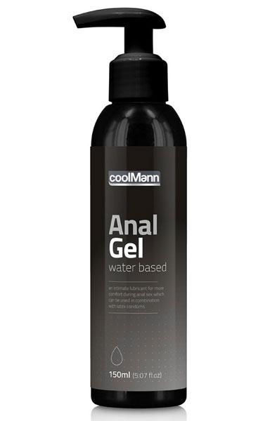CoolMann Water Based Anal Gel 150ml Analglidmedel