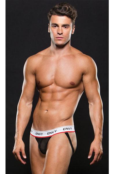 Envy Menswear Low-Rise Jockstrap Black L/XL Jockstrap