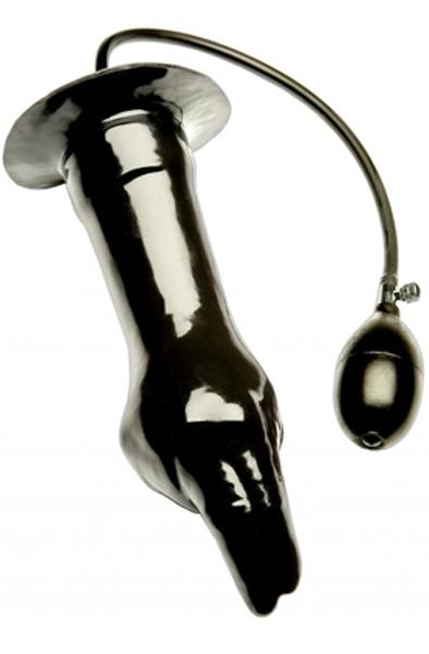 M&K Inflatable Fist Solid Black Fisting arm