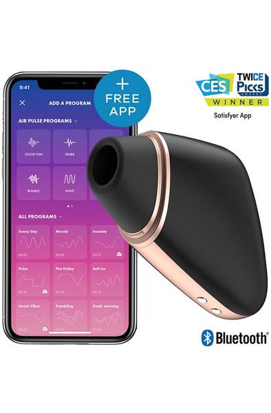 Satisfyer Love Triangle Black Appstyrd klitorisstimulator