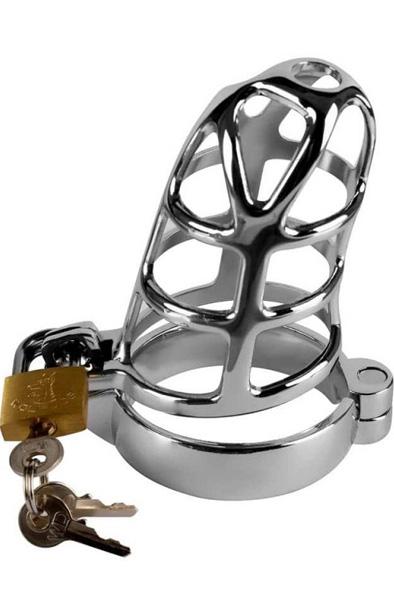 Lovetoy Detained Metal Chastity Cage Kyskhetsbur