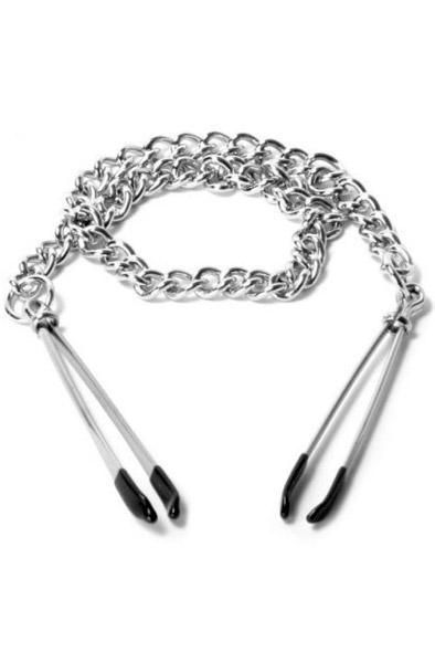 Master Series Reign Tweezer Nipple Vice Bröstklämmor med kedja