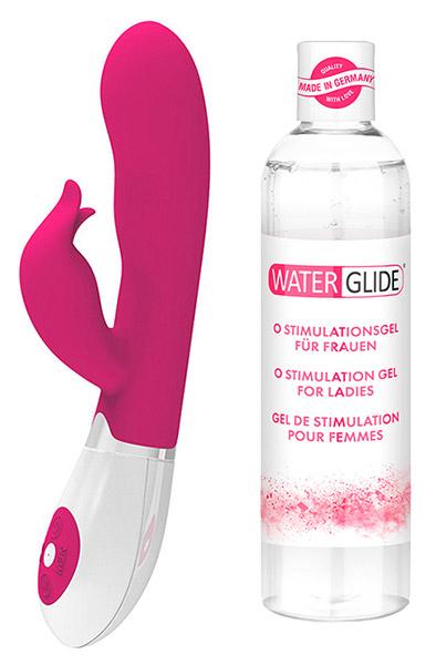 Felix G-spot Rabbit + Orgasm Gel 300ml Paketerbjudande