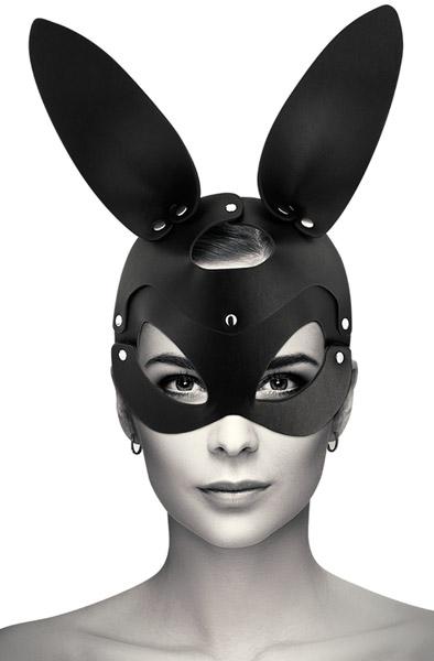 Vegan Leather Mask With Bunny Ears Kaninöron