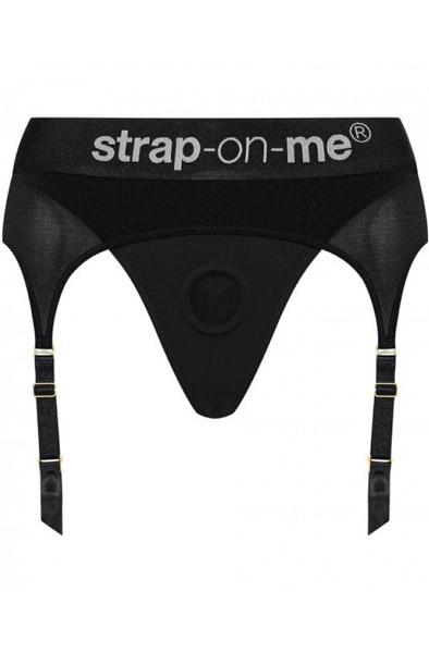 Luxury Strap-On Harness with Suspenders M Harness