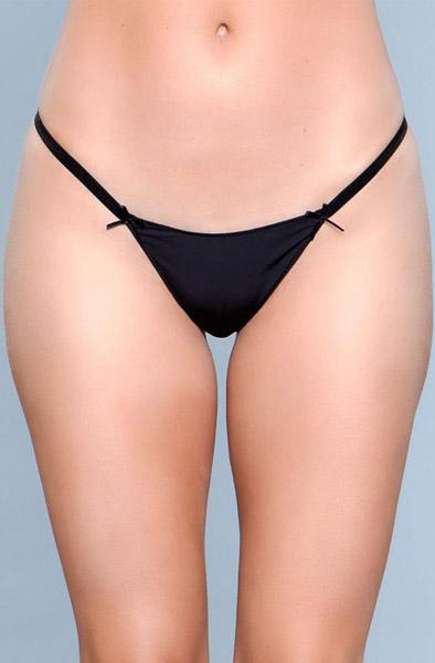 BeWicked Basic Thong Black Large Trosa