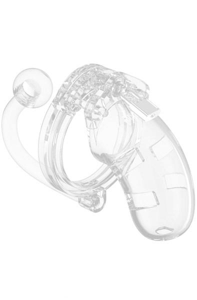Mancage 10 Chasity Cage With Plug Transparent Kyskhetsbur