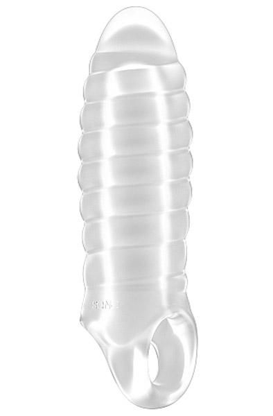 No.36 Stretchy Thick Penis Extension Translucent Penisförlängare/Sleeve