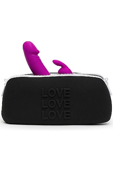 LOVE Medium Storage Bag Black Förvaringsväska
