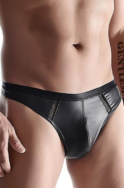 Wetlook Mens Thongs Black L Stringkalsong