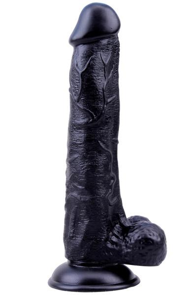 Black Veined Dong 25 cm Dildo