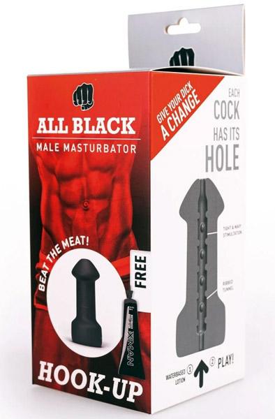 All Black Masturbator Hook-Up Masturbator