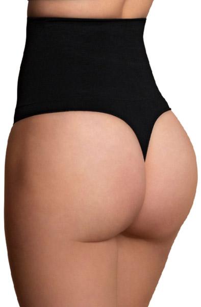 Seamless High Waist Thong Medium Control M Sömlös trosa