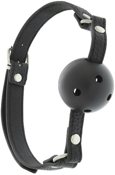 Blaze Breathable Ball Gag Black Gagball