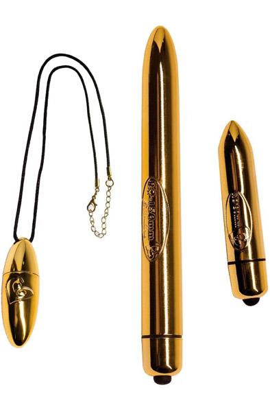 Rocks Off Gold Bullet Vibrators Collection Vibratorer paket