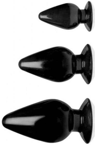 Master Series Triple Cones Anal Plug Set Of 3 Analpluggar paket