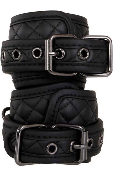 Adam And Eve Fetish Dreams Wrist Cuffs Black Handbojor