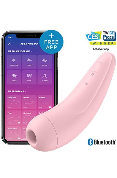 Satisfyer Curvy 2+ Pink Appstyrd klitorisstimulator