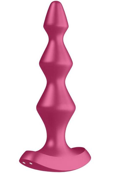 Satisfyer Lolli Plug Vibrator 1 Berry Analkulor med vibration