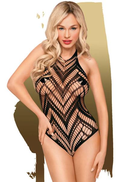 Penthouse Go Hotter Black S-L Teddy