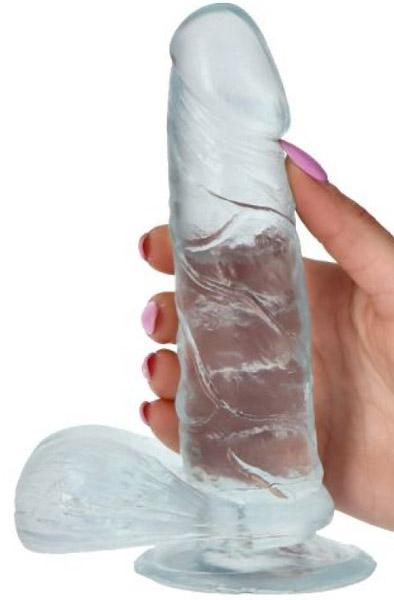 TOYZ4LOVERS Jelly Dildo Real Rapture Clear 17cm Dildo