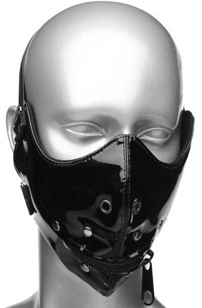 Master Series Lektor Zipper Mouth Muzzle BDSM mask
