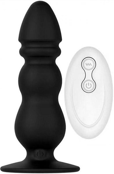 The Red Vibrating Shock Plug 13cm Analplugg med vibrator