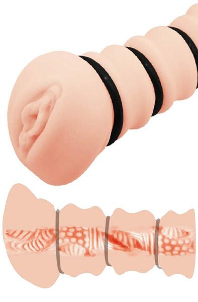 Masturbating Vagina Sleeve With Rings Lösvagina